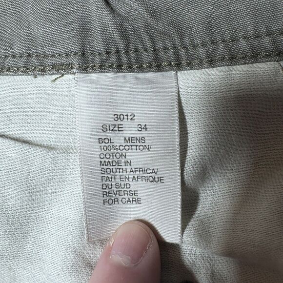 Woolrich Cargo Shorts Mens 34 Gray Lightweight Outdoor Hiking - Picture 14 of 15